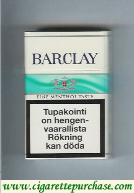 Barclay Fine Menthol Taste cigarettes